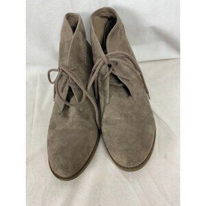 Carlos Lace Up Chelsea Style Boots Tan Fabric Women's 9.5.